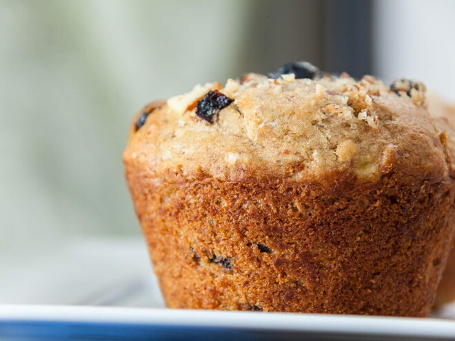 muffin de avena al microondas