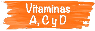 Un icono de texto que dice Vitaminas A, C y D