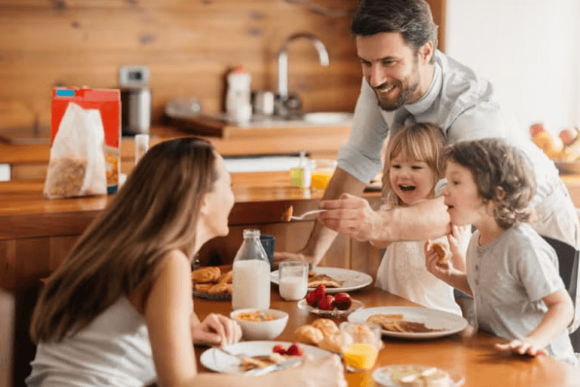 Crea recetas en la que incluyas a tus hijos